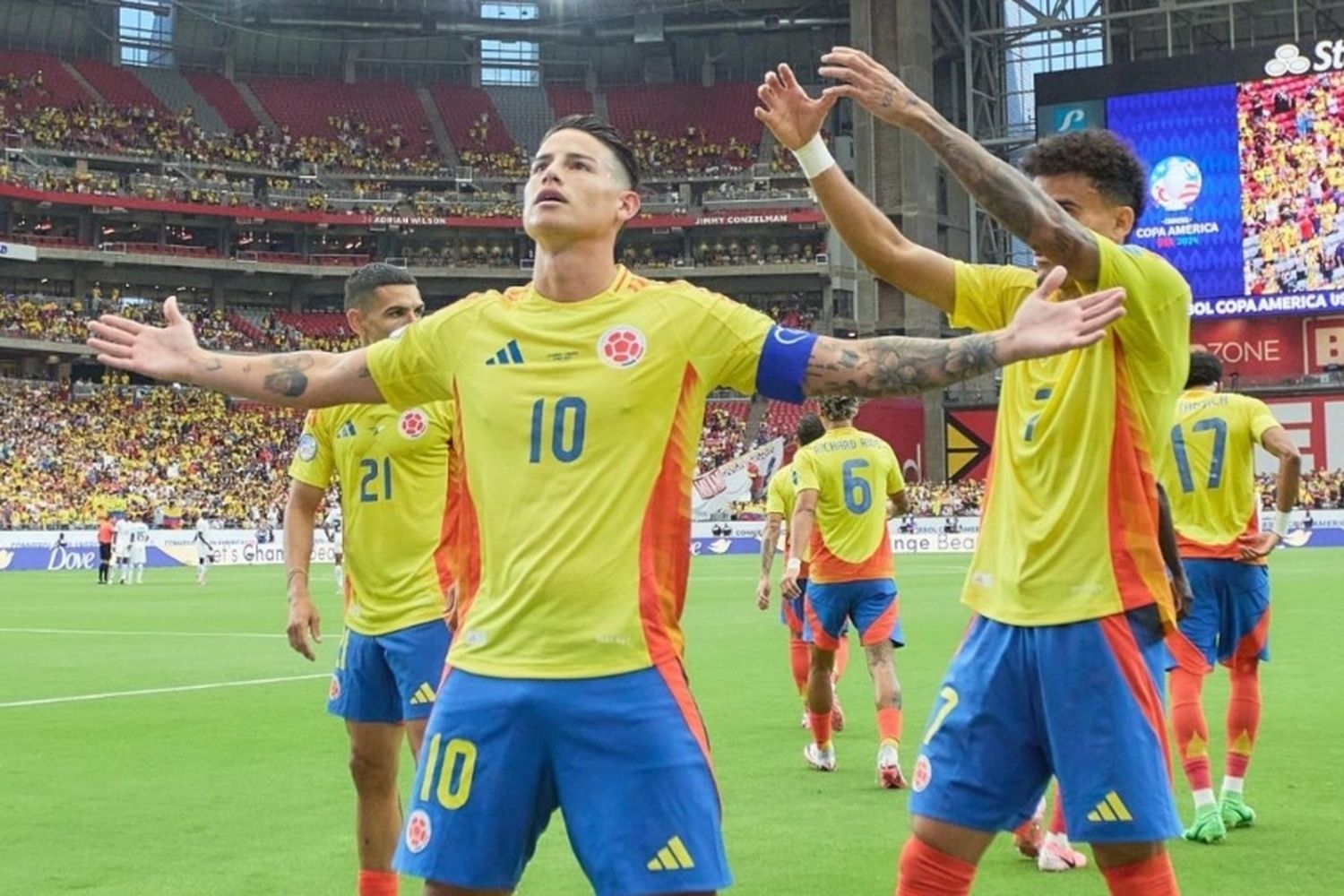 Copa América: Colombia goleó a Panamá y se metió en Semifinales