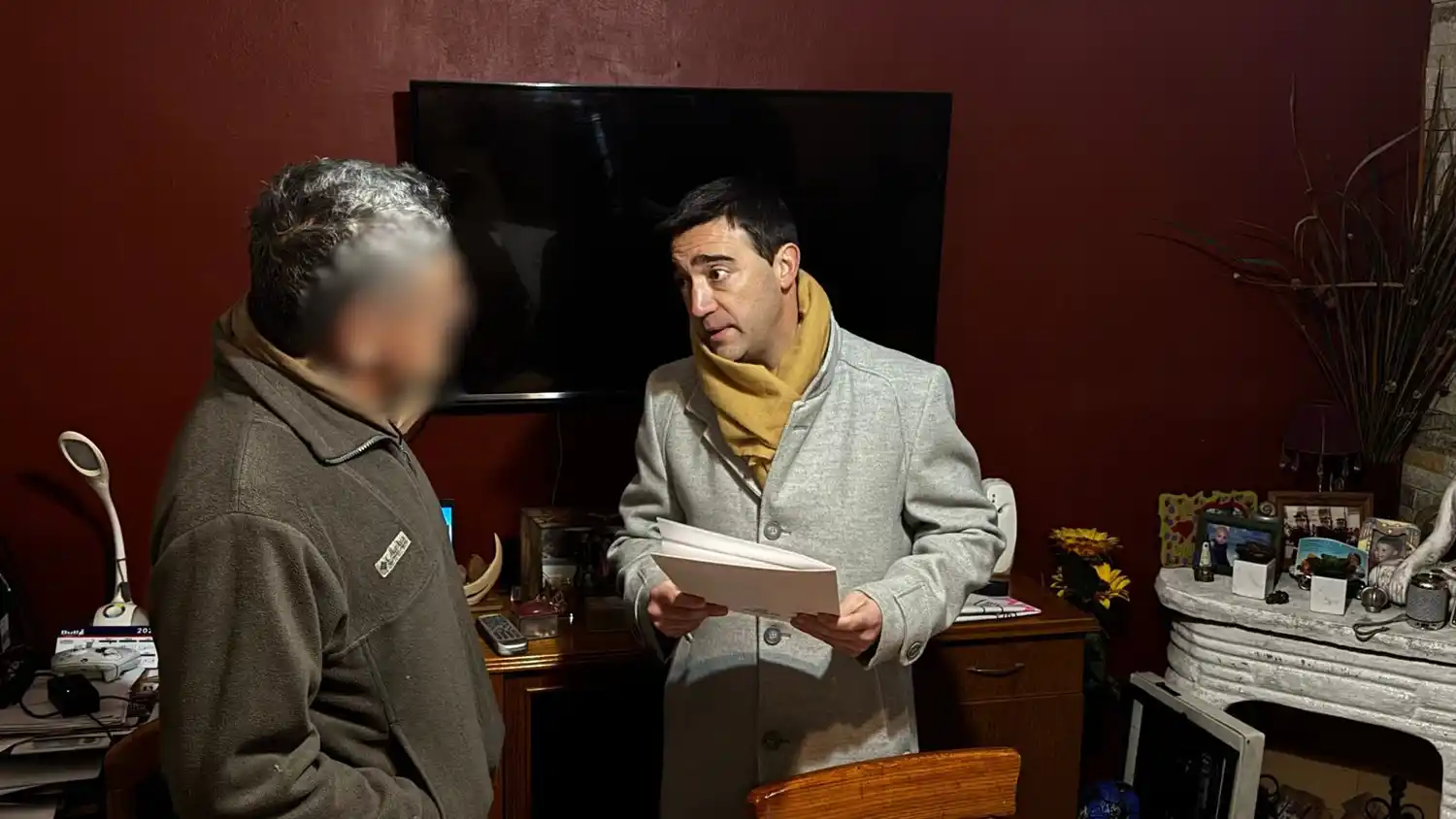 El secretario de Gestión de Registros Provinciales, Matías Figueroa Escauriza, presente en el operativo
