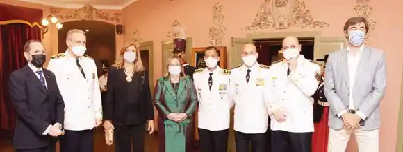 La vocal Susana Medina participó del acto de egresados de la Escuela de Policía 