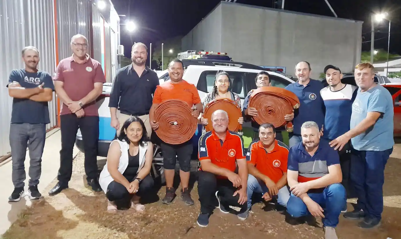 "Fue un gran año para Bomberos Voluntarios",  resaltó su presidente, Franco Panozzo
