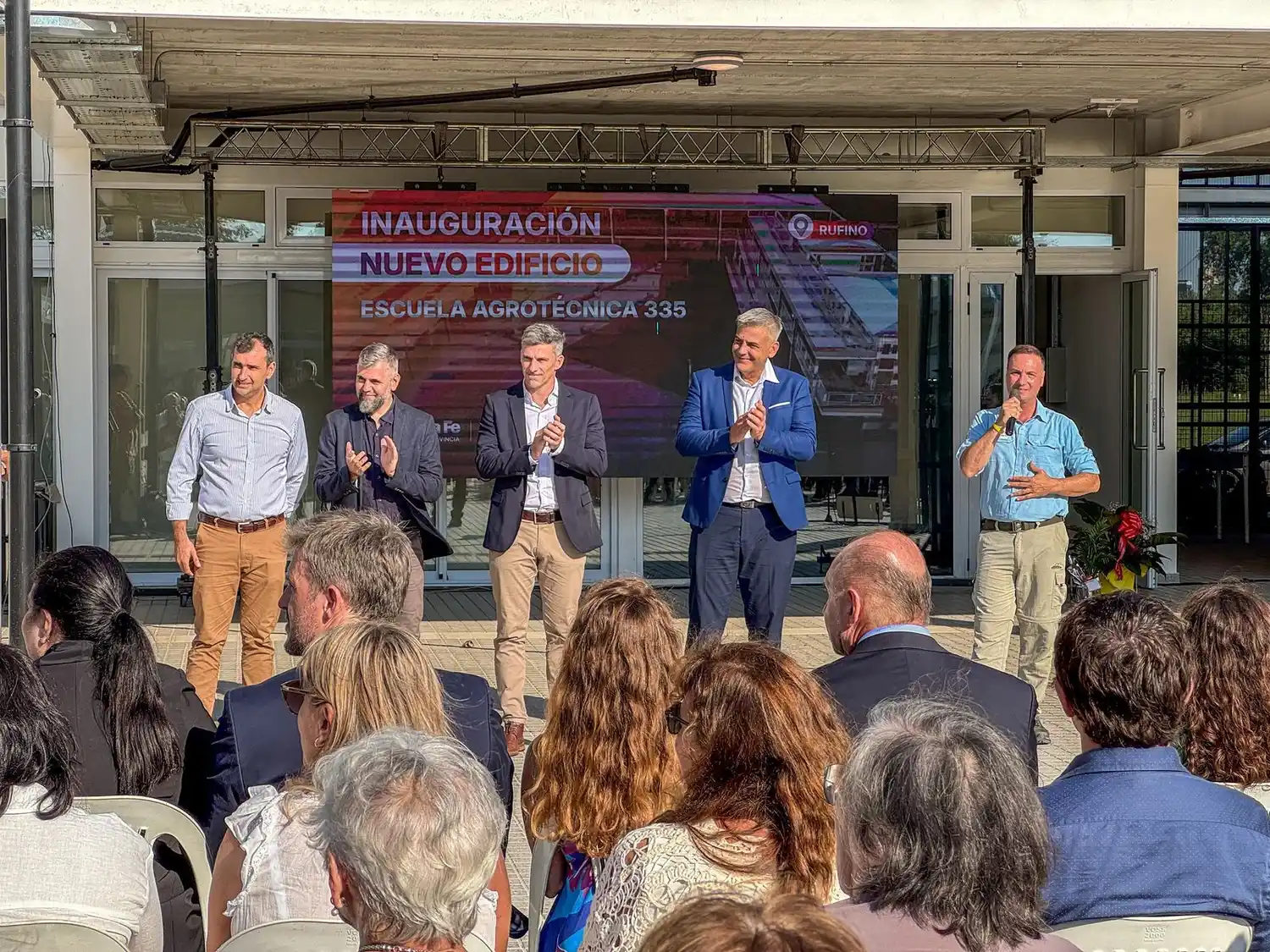 El Gobierno de Santa Fe inauguró la nueva Escuela Agrotécnica de Rufino