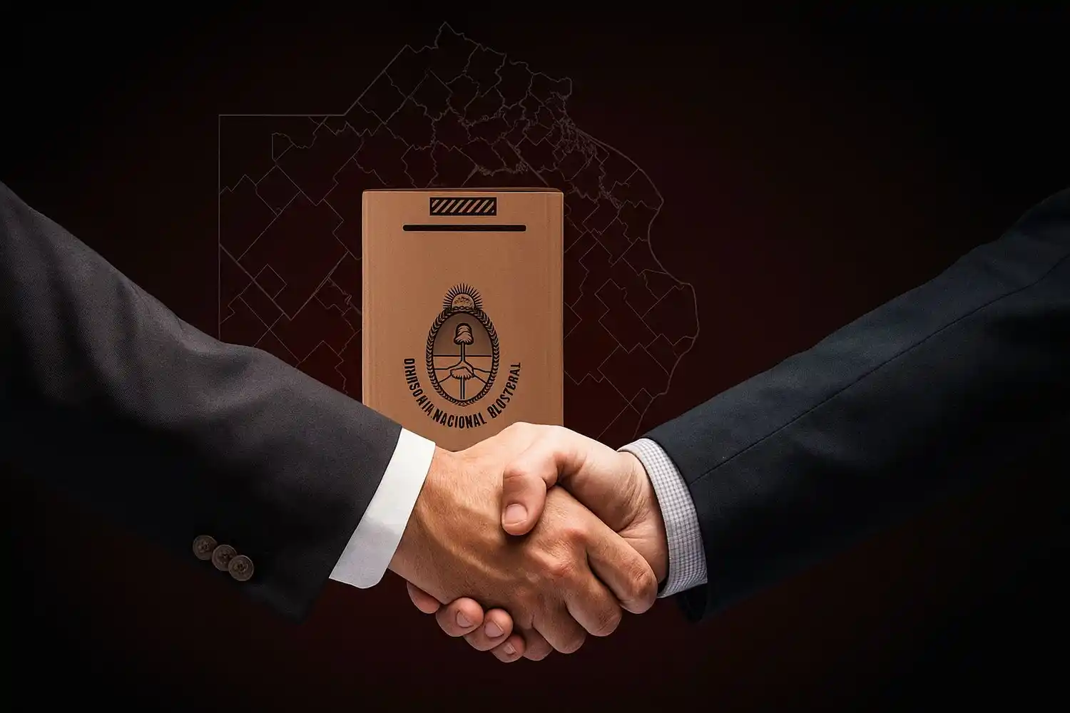 Un corte de luz que fungió como metáfora de la realidad política.