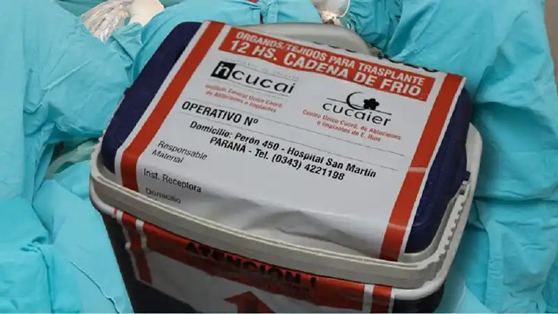La primera donación de órganos del año en Entre Ríos beneficiará a cuatro pacientes