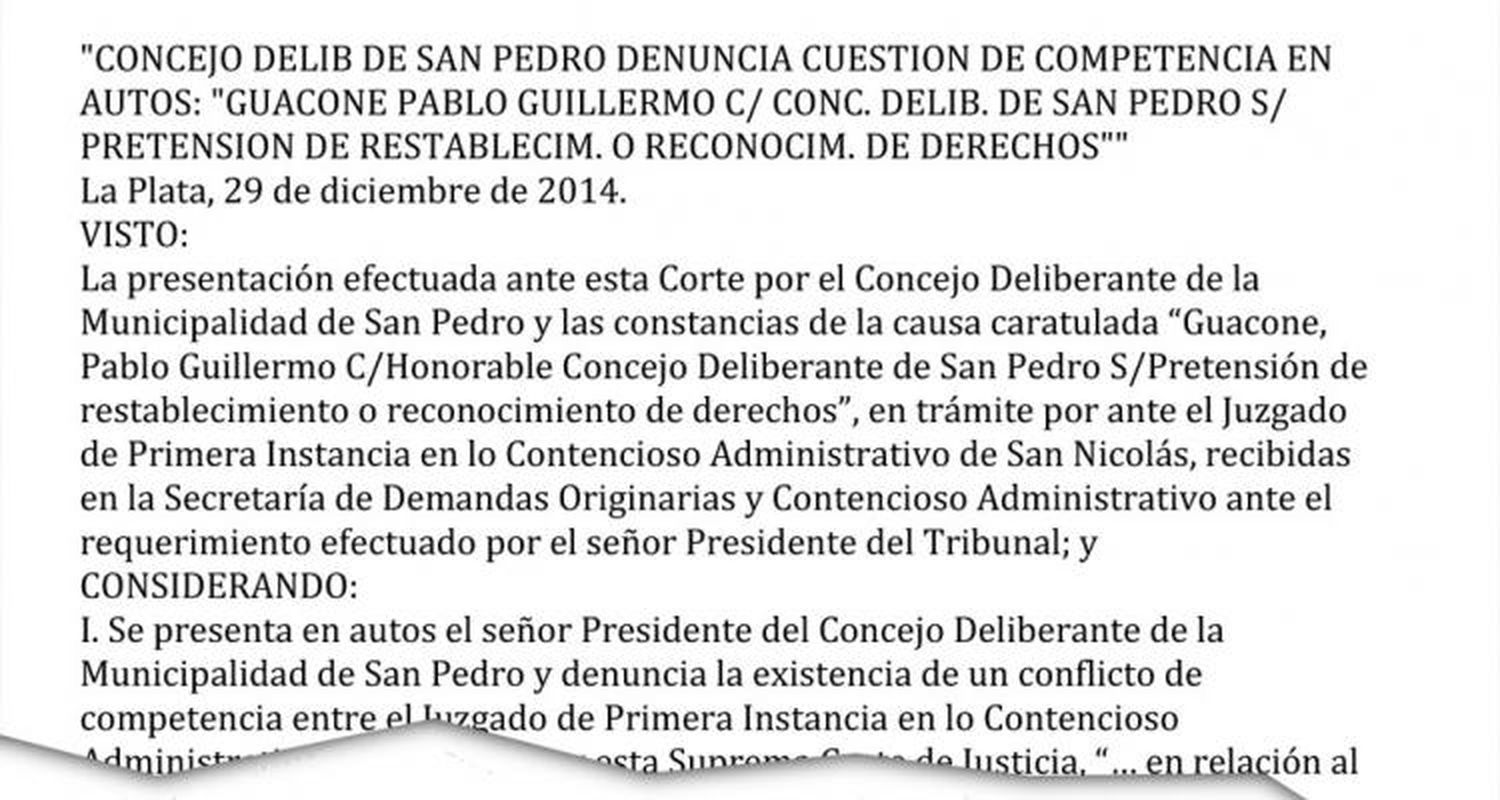 Adelanto: La Corte rechazó el pedido de Guacone y será destituido