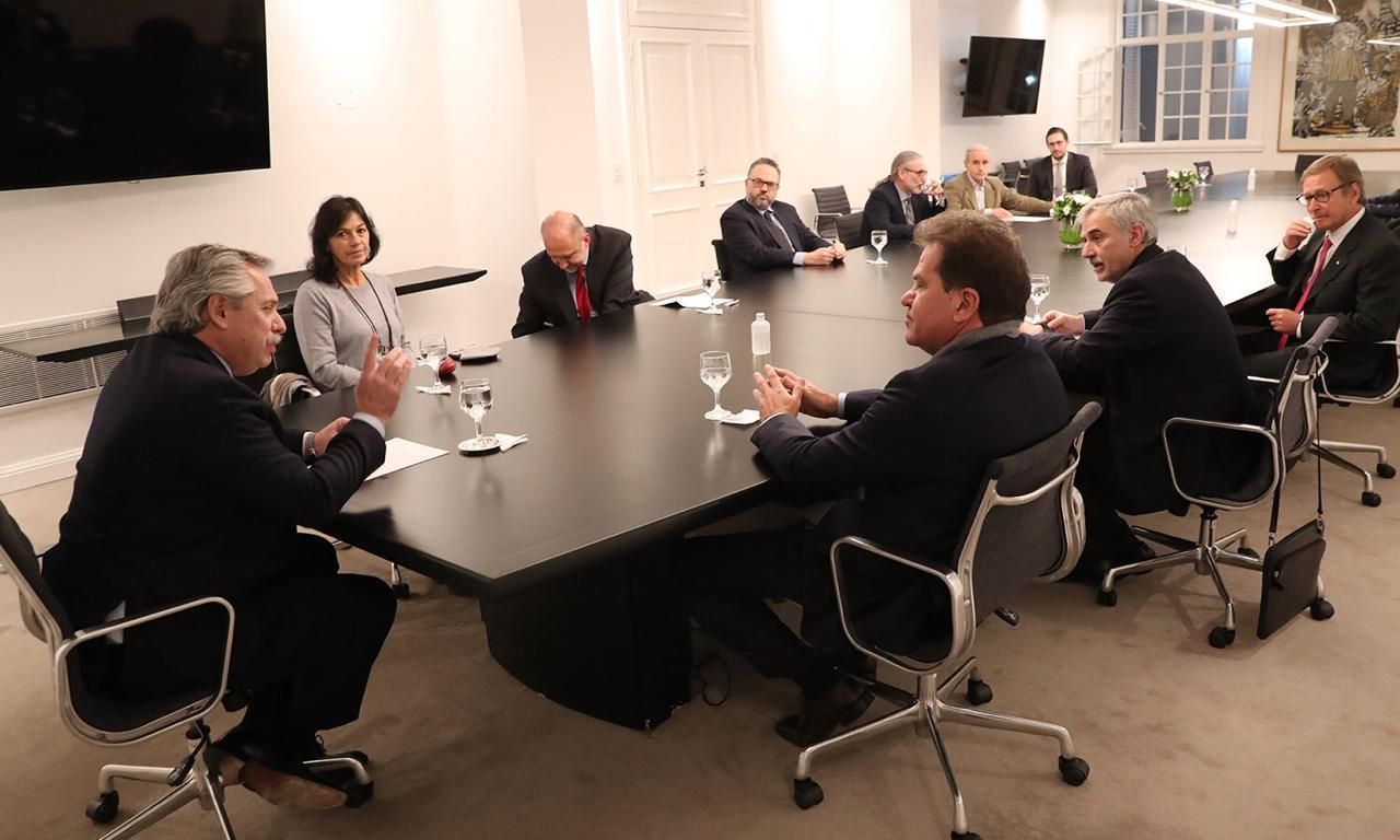 Tras la reunión, Perotti afirmó que “el Presidente está dispuesto a escuchar alternativas superadoras”