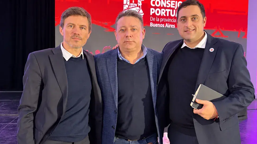Augusto Costa, Ernesto Povilaitis y Juan Cruz Lucero