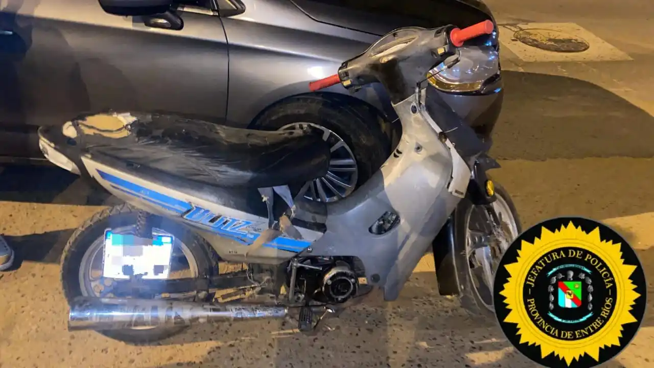 Secuestran una motocicleta por adulteración en la numeración del motor