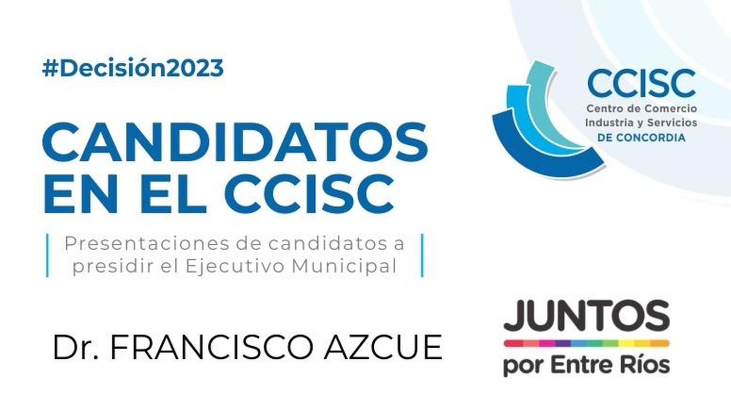 Continúan las presentaciones de candidatos a Intendente 