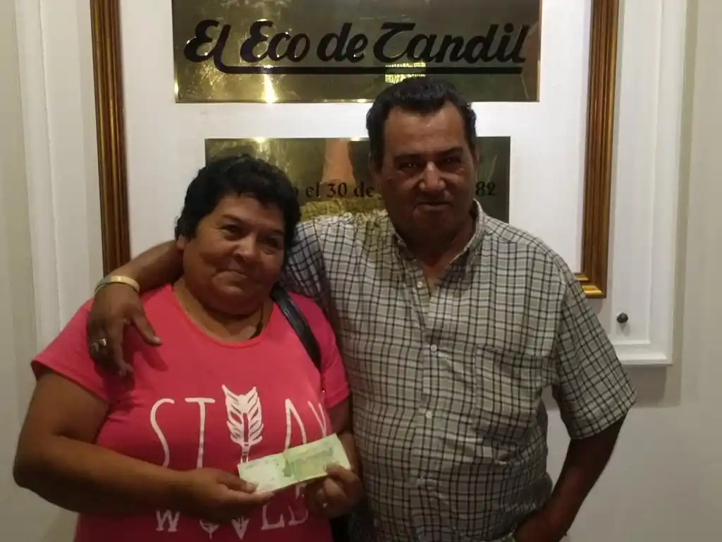 Un matrimonio ganó el pozo del Ecoloto