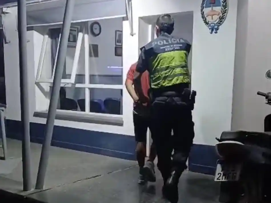 El hombre fue aprehendido
