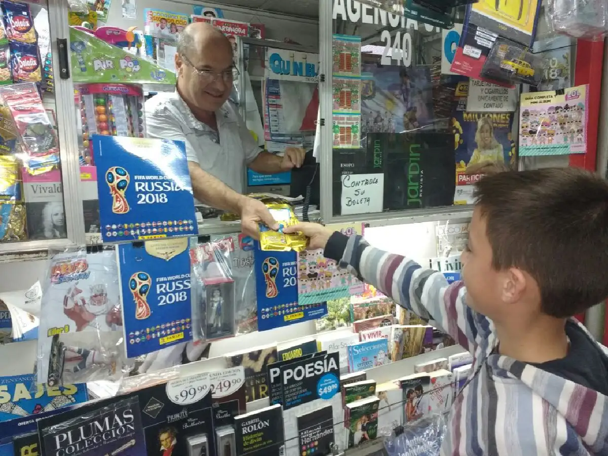 Organizaron un evento para  cambiar figuritas del Mundial 
