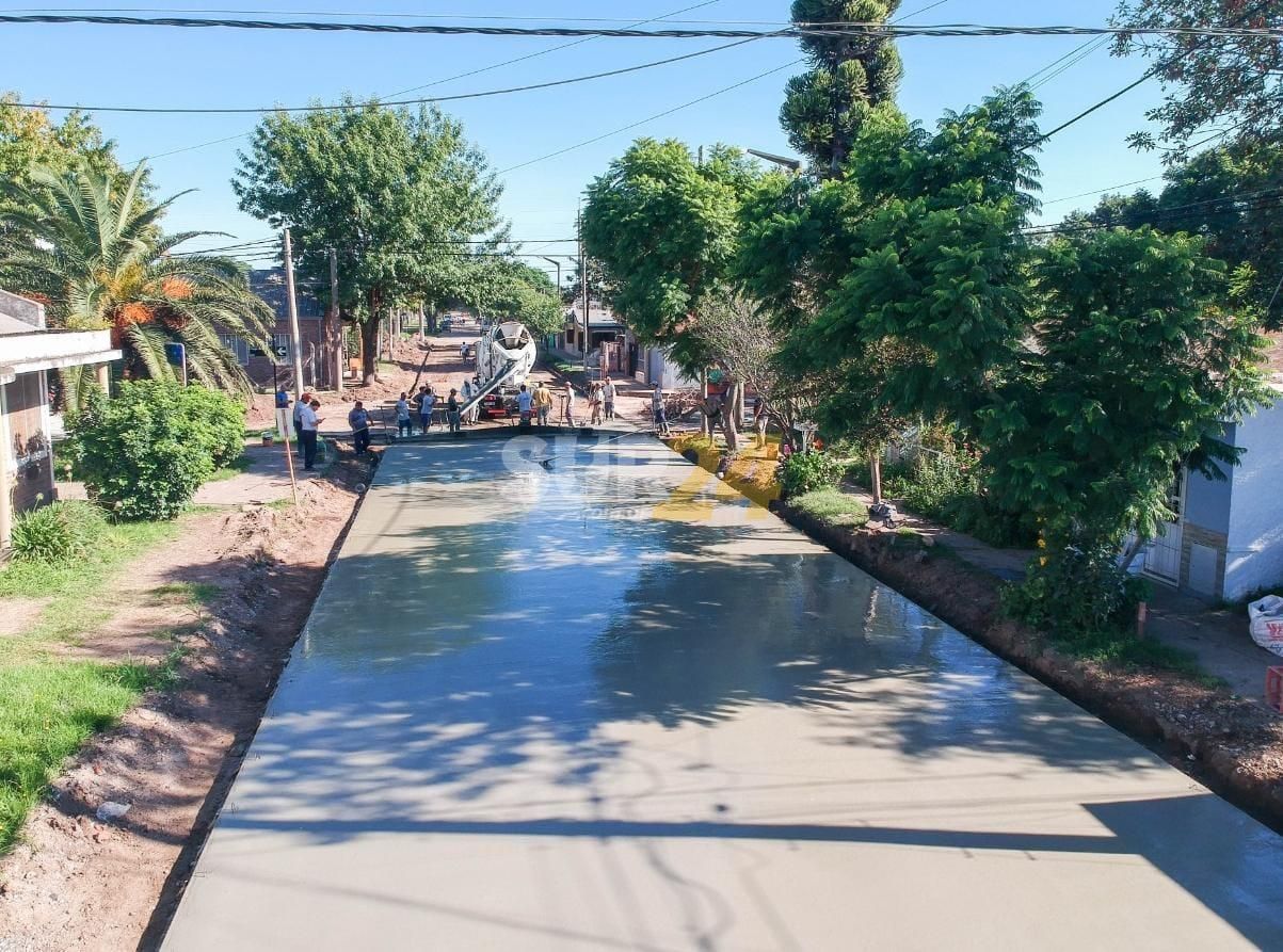 Pavimentación: el Gobierno municipal apunta a sostener el ritmo de dos cuadras por semana