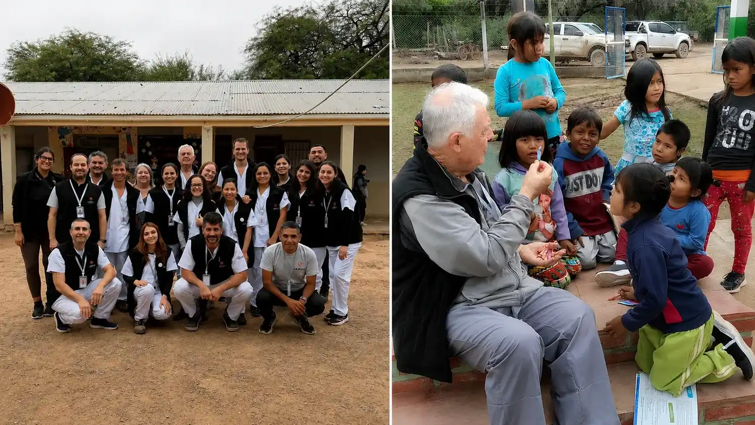 Atilio Olivetta, en el chaco salteño