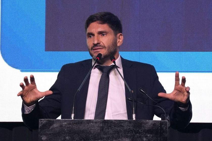El gobernador de Santa Fe, Maximiliano Pullaro.