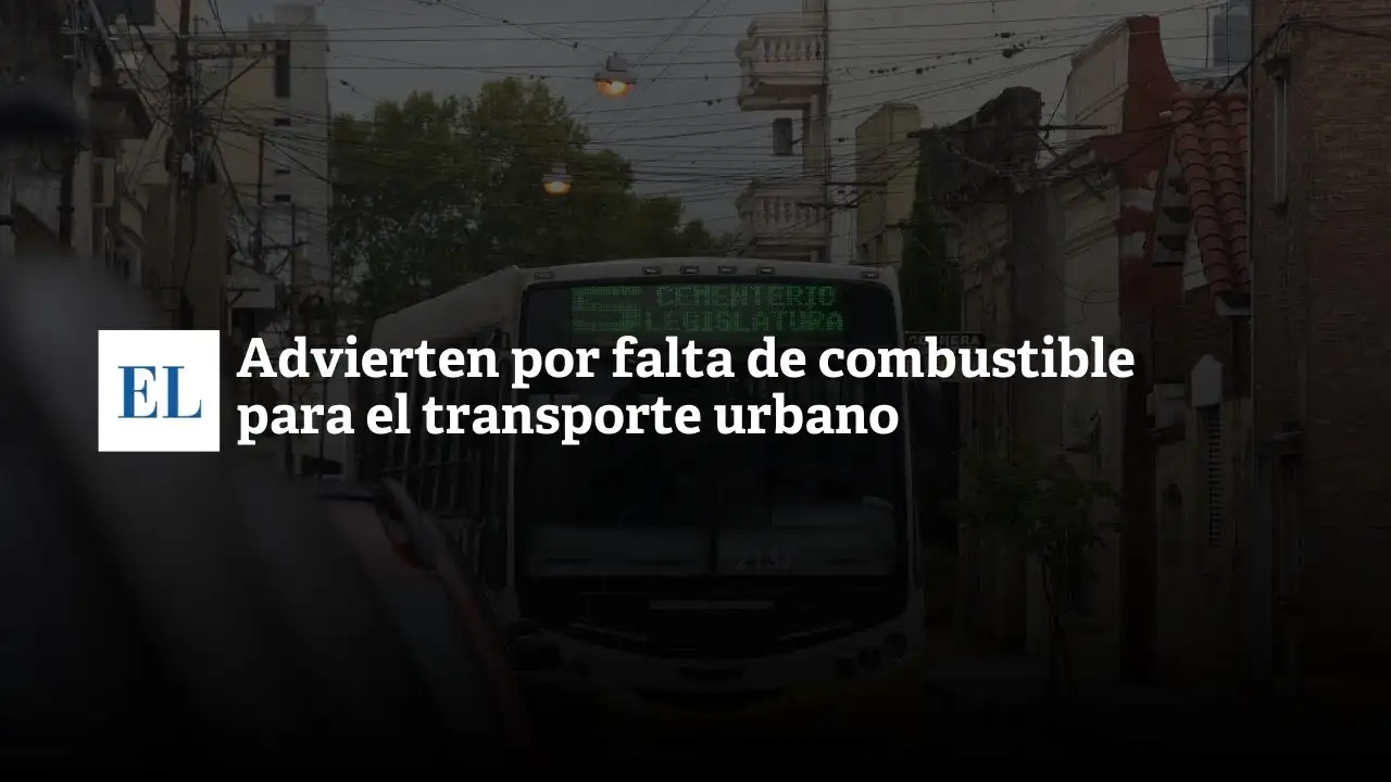 Advierten por falta de combustible para el transporte urbano