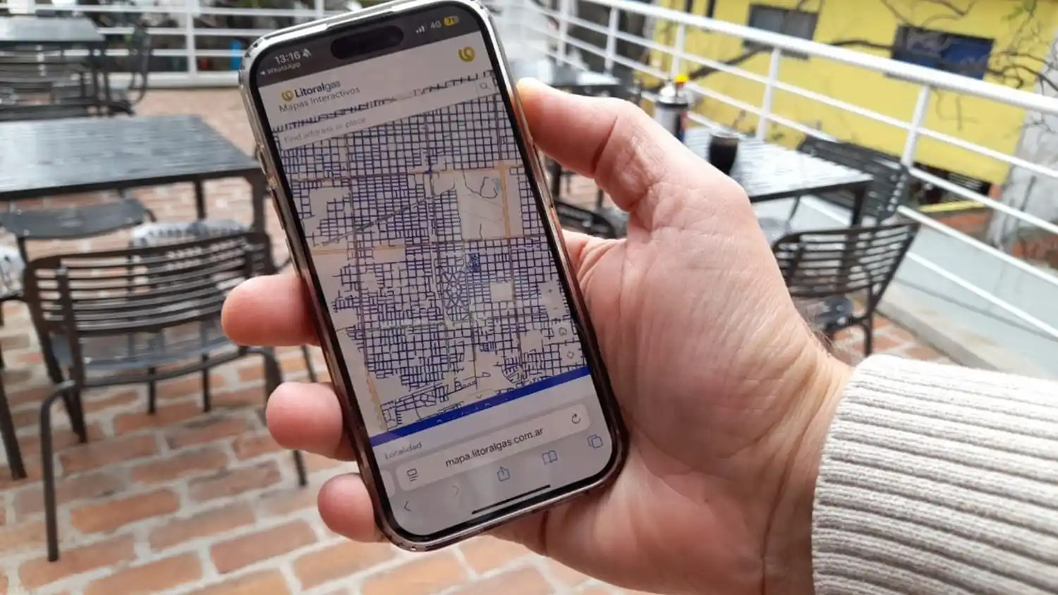 Litoral Gas presentó un mapa interactivo de su red de gas abierto a los usuarios