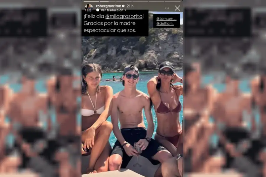 El saludo a Milagros Brito