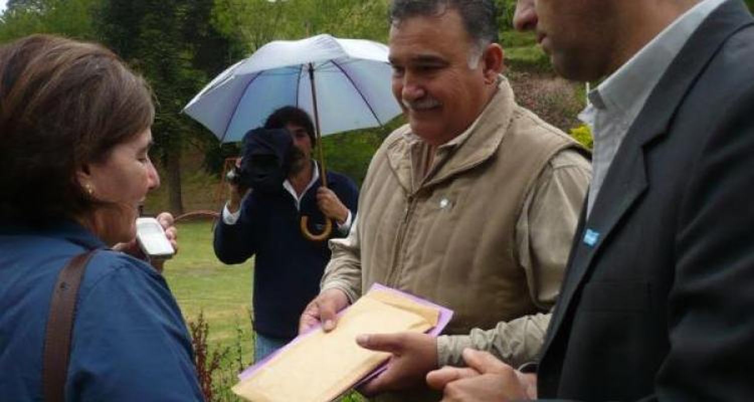 Malvinas con lluvia