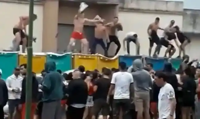 Descontrolados: de las peores imágenes del fin de semana en Gualeguaychú