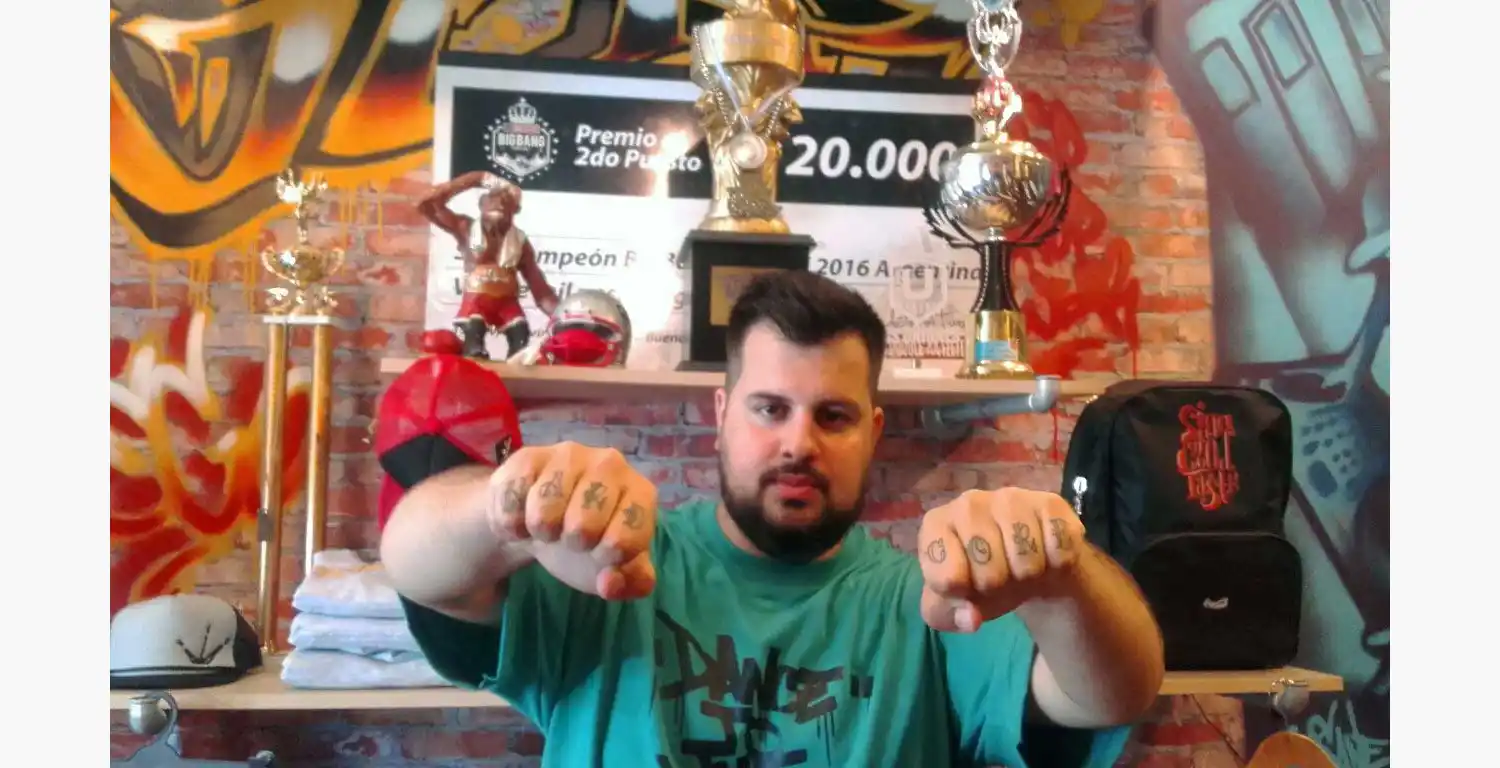 Papo, el marplatense campeón nacional de Rap "Freestlye"