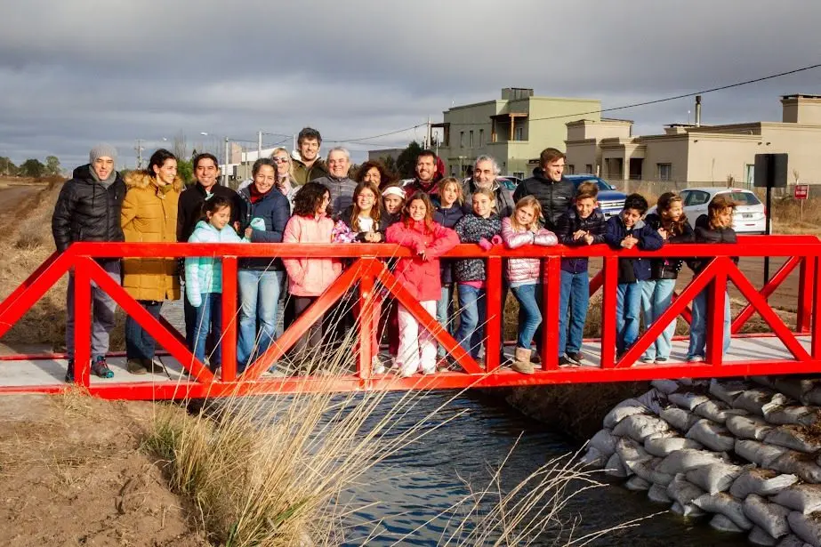 Habilitaron un puente en Trenque Lauquen que pidió un niño de diez años al intendente
