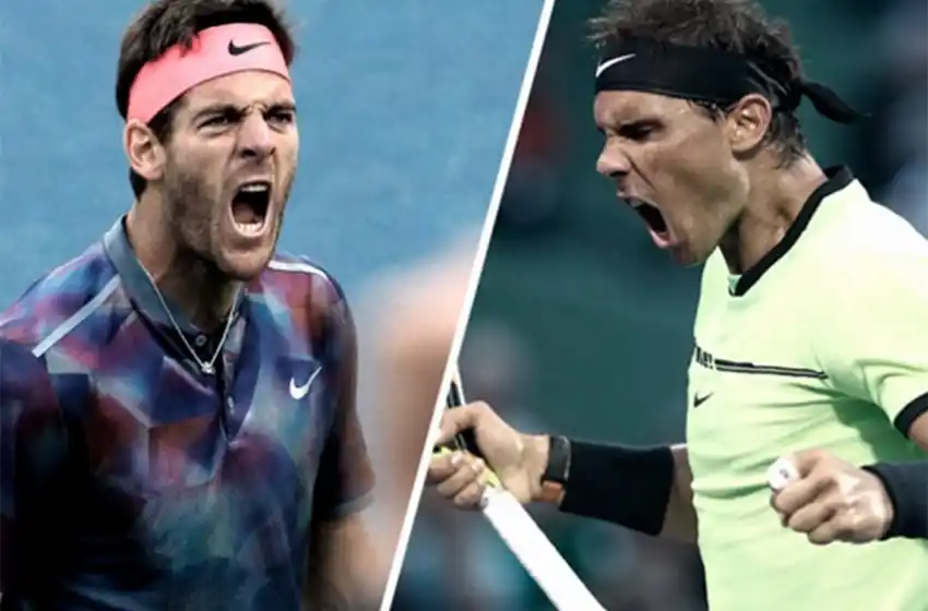 Del Potro busca un lugar en la final ante Nadal