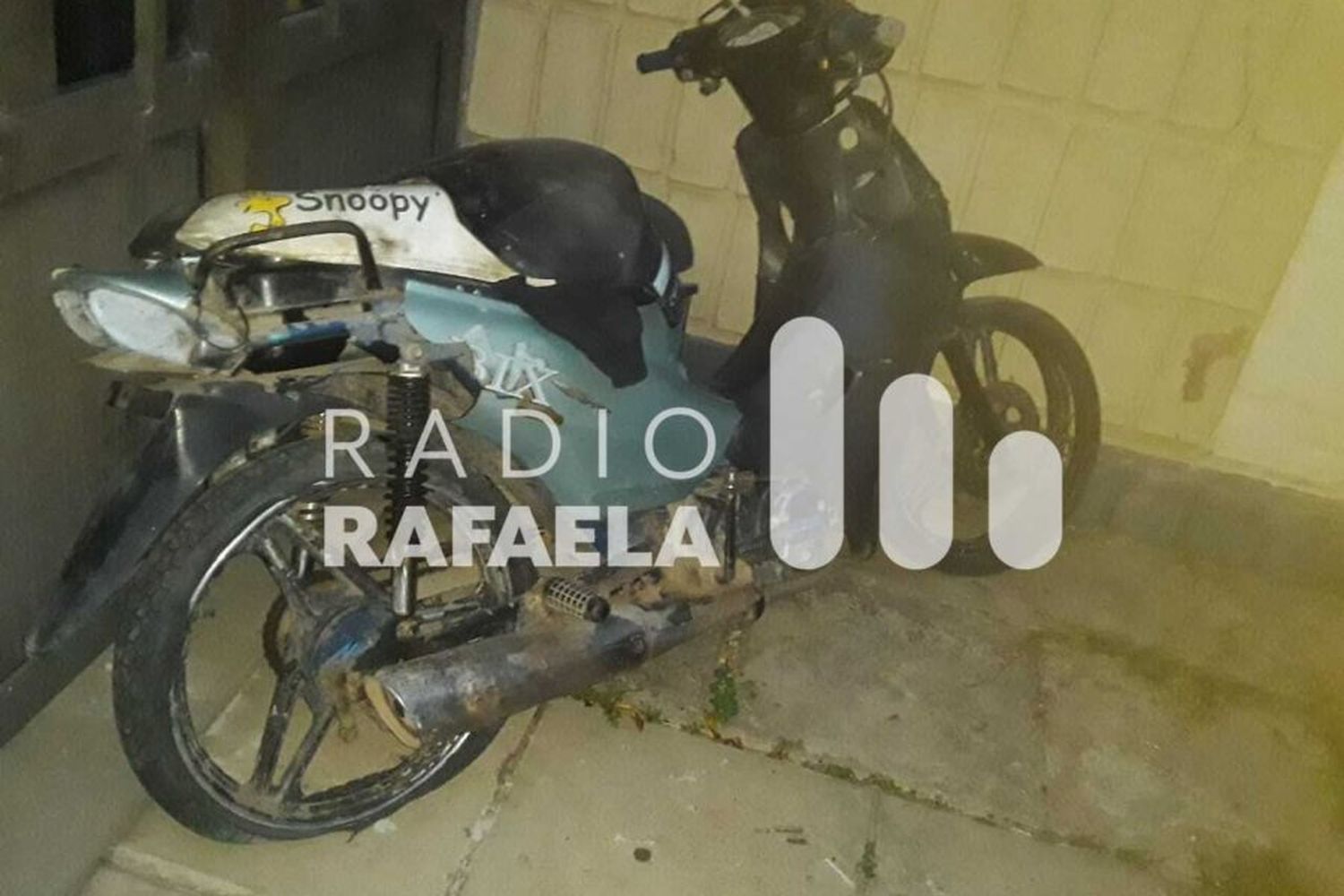 Se encontró una moto abandonada a la vera de la Ruta 34