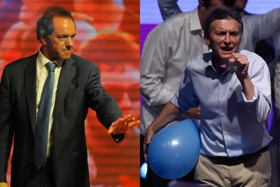 Habrá ballotage entre Scioli y Macri para definir la presidencia