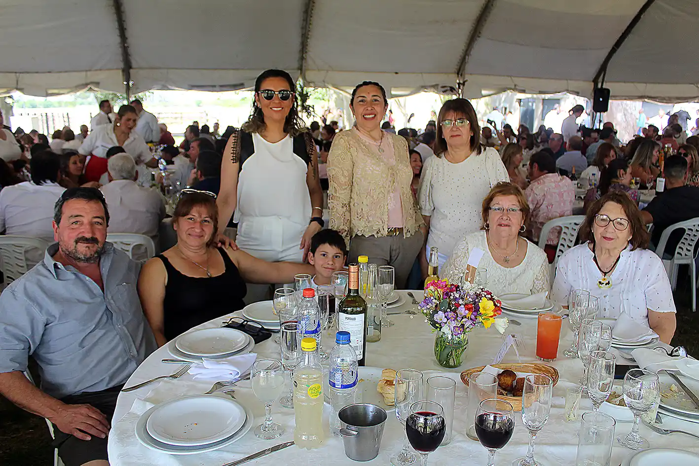 Gran almuerzo de Bomberos en imágenes