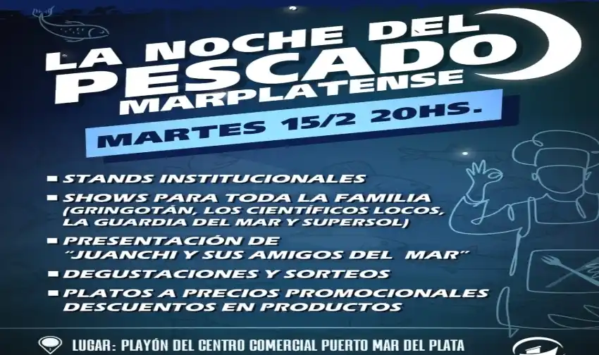 Se viene la Noche del Pescado Marplatense