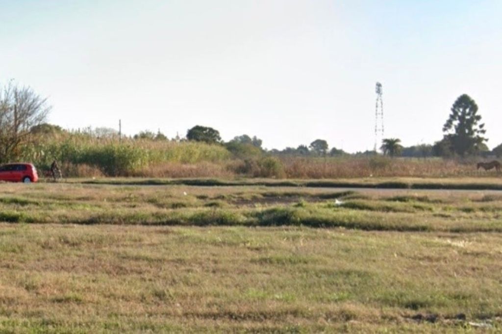 Zona donde se encontró el cuerpo