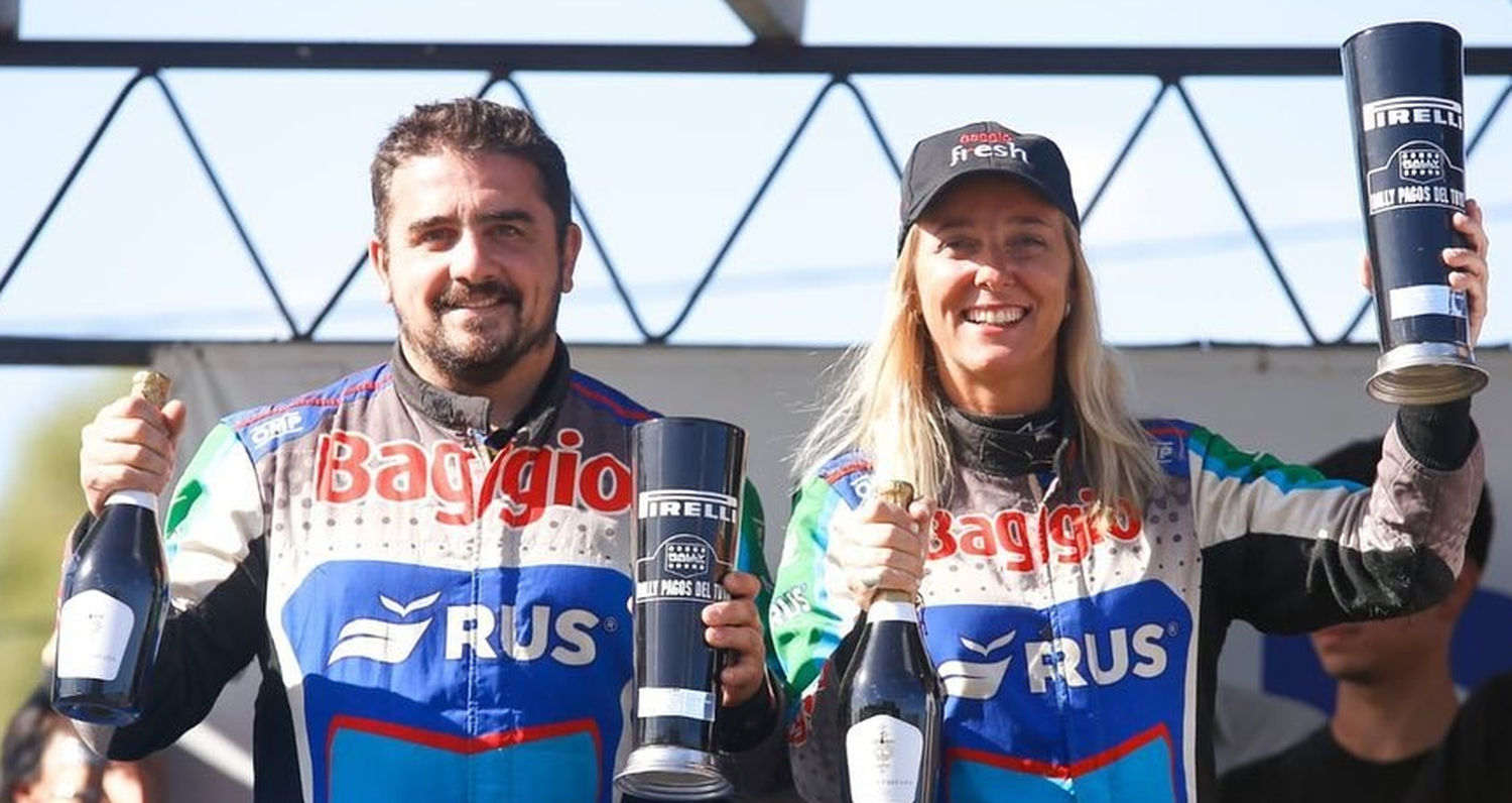 Nadia Cutro terminó segunda en el Rally �SPagos del Tuyú⬝