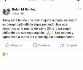 La salud de Tamara Cuenca