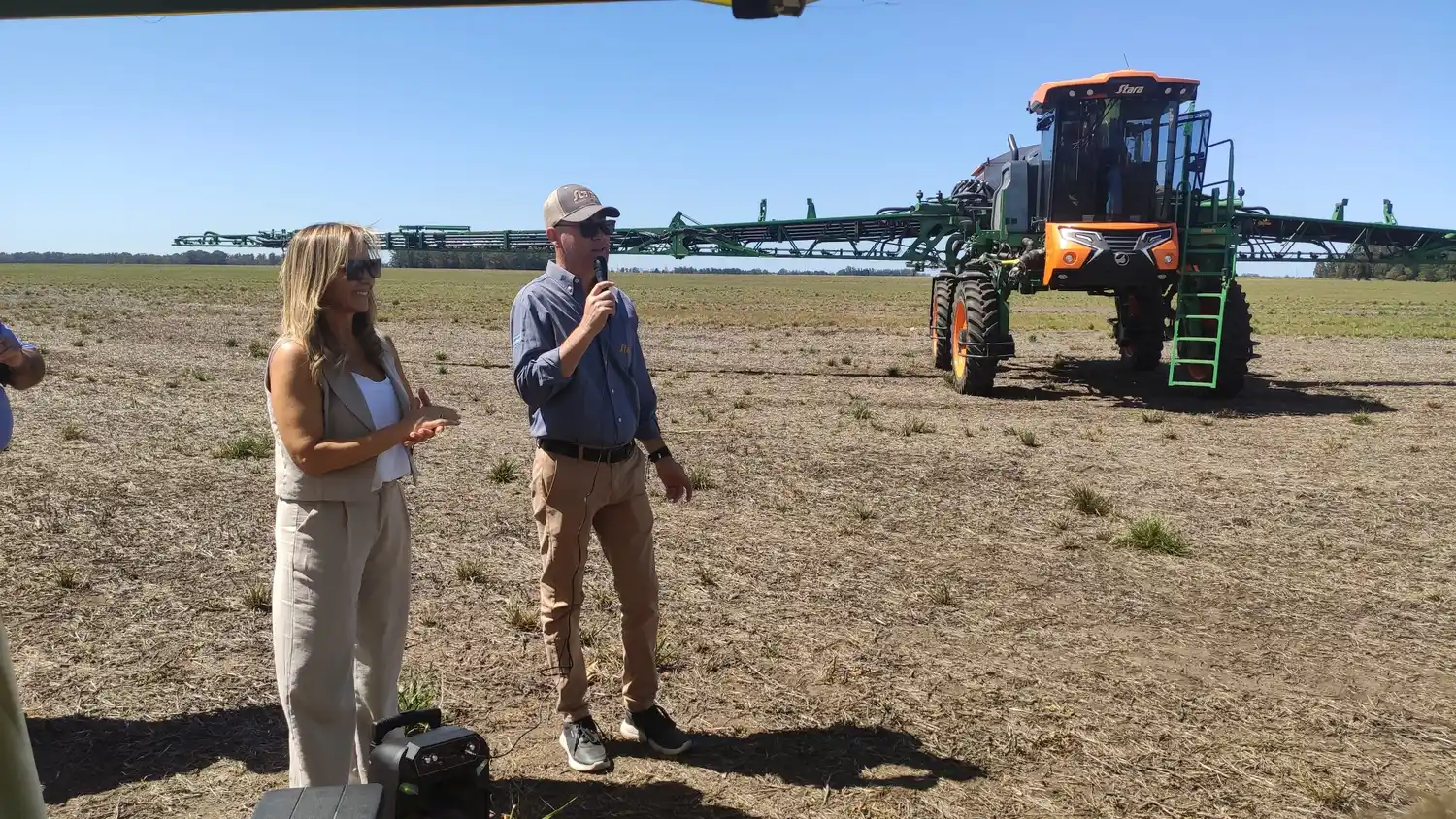 Carina Cools y Sebastián Brandolini