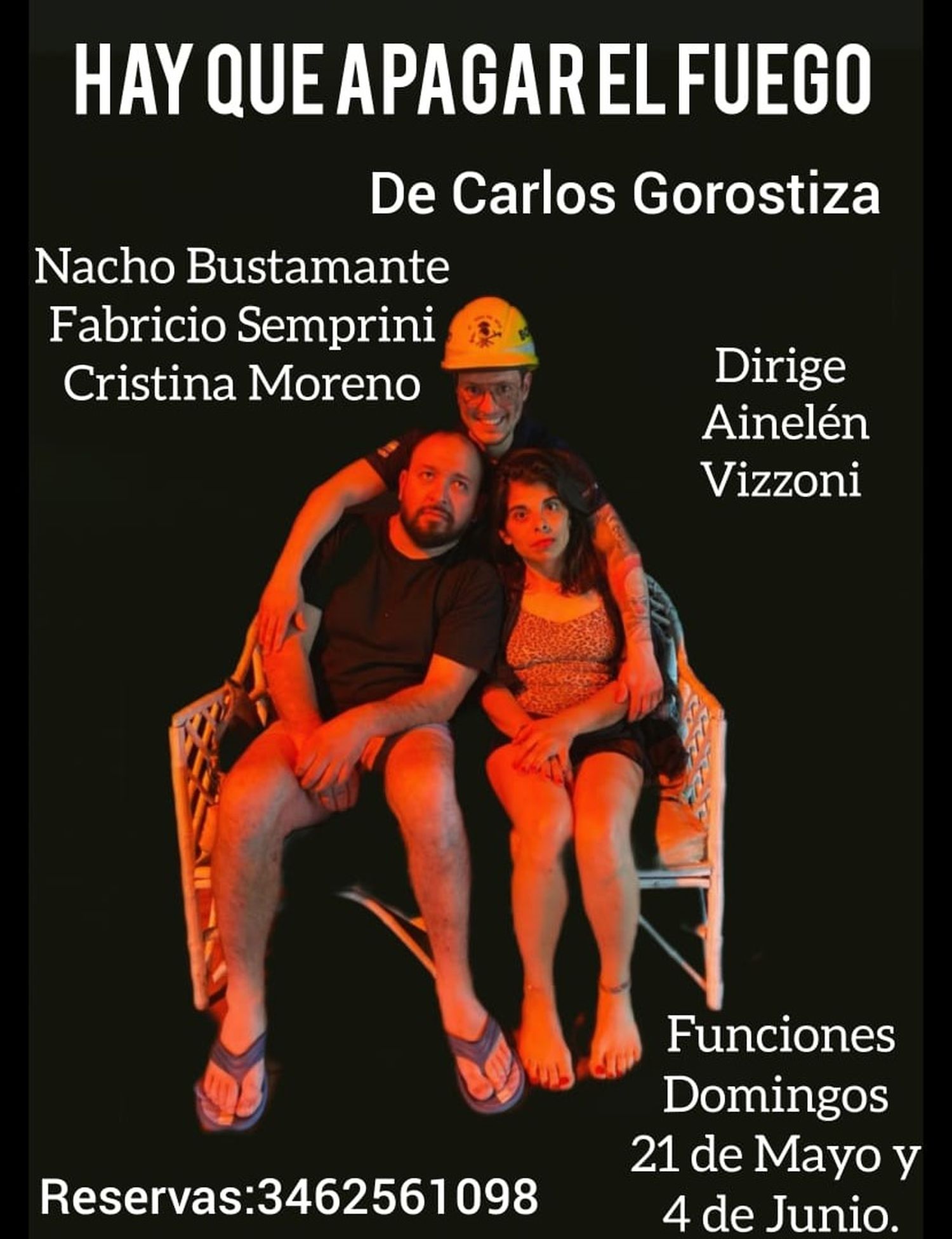 “Hay que apagar el fuego”, obra de Gorostiza con “teatreros” venadenses