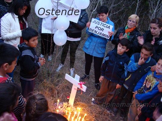Crimen del bebé en Ostende: Marcharon pidieron justicia por Benjamín