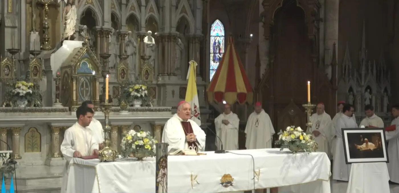 Misa aniversario por el primer año del fallecimiento del Papa Francisco