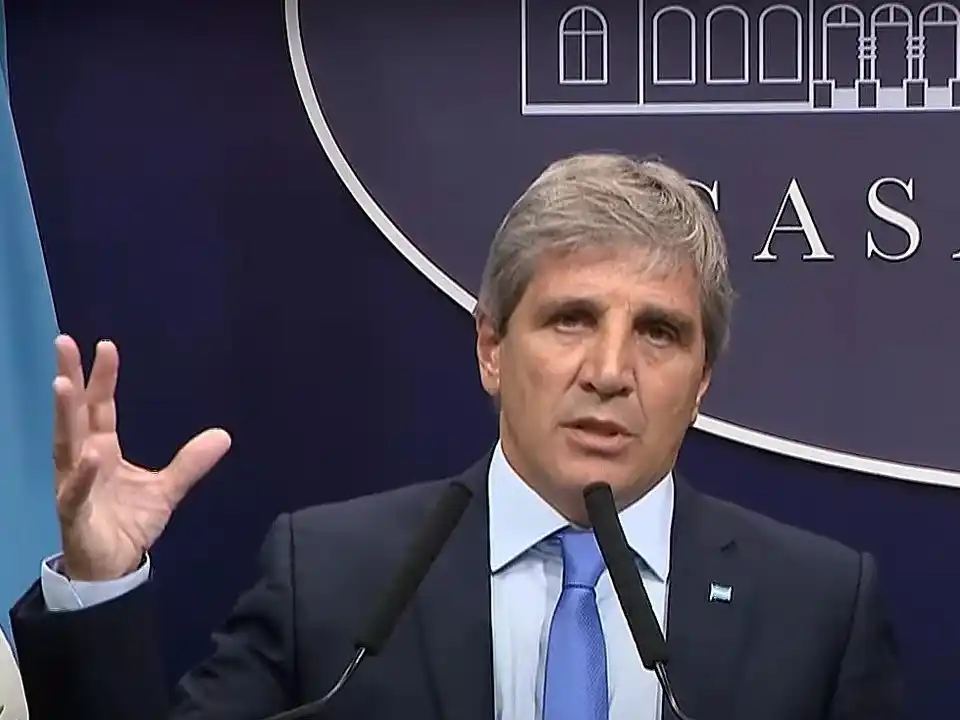 Luis Caputo, ministro de Economía.