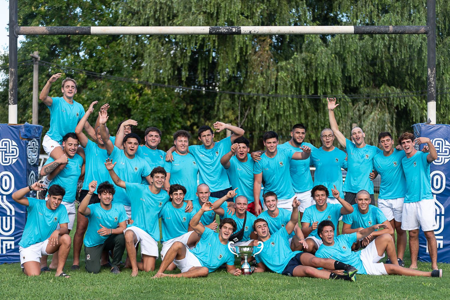 El festejo final de los chicos de la Unión de Mar del Plata.