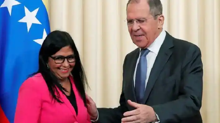 DE PASEO: Delcy Rodríguez está en Moscú para presentar la Ley Antibloqueo