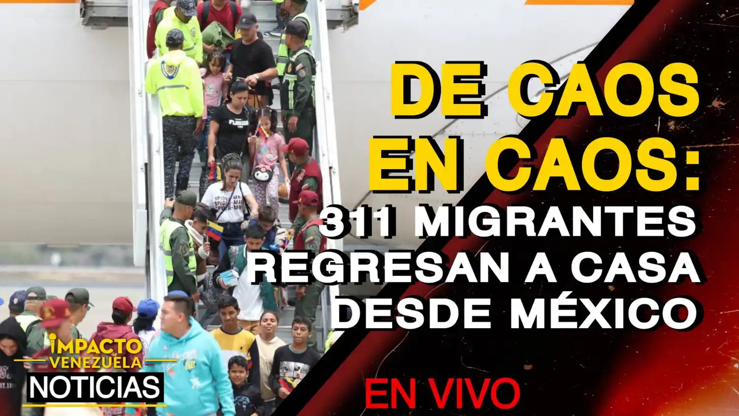 DE CAOS EN CAOS: 311 migrantes regresan a casa desde México – VIDEO