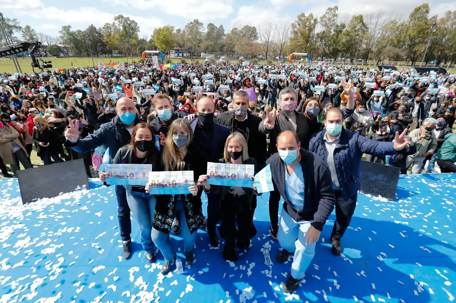 PASO 2021: Máximo Kirchner e Insaurralde encabezaron encuentro del Frente de Todos en Lomas de Zamora