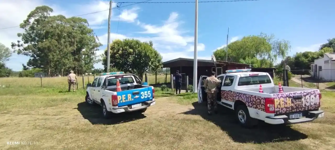 En Colonia Yeruá: Allanamiento por abigeato: Secuestraron carne y elementos de interés 