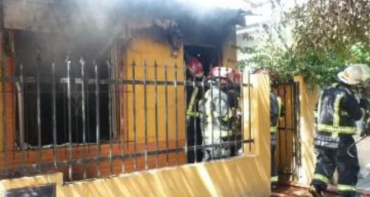 Incendio en una vivienda