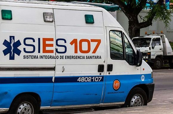 Un obrero sufrió heridas en su cabeza y piernas mientras trabajaba en una escuela del macrocentro