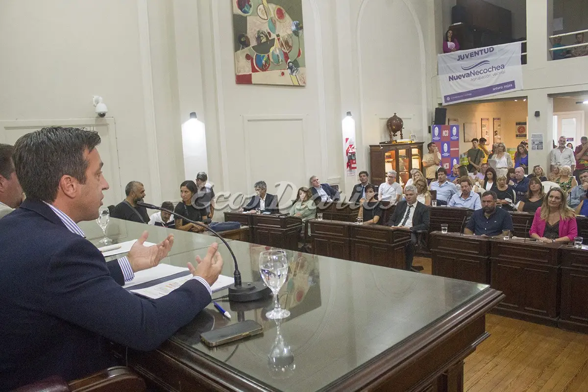 Un amplio recorrido. Por varios temas de su gestión hizo el Intendente