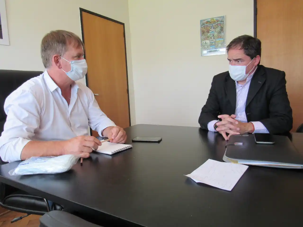 El intendente Hassell se reunió con el delegado de Vialidad Nacional en Entre Ríos