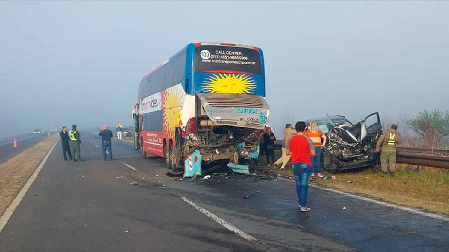 Accidente Zarate-Brazo Largo