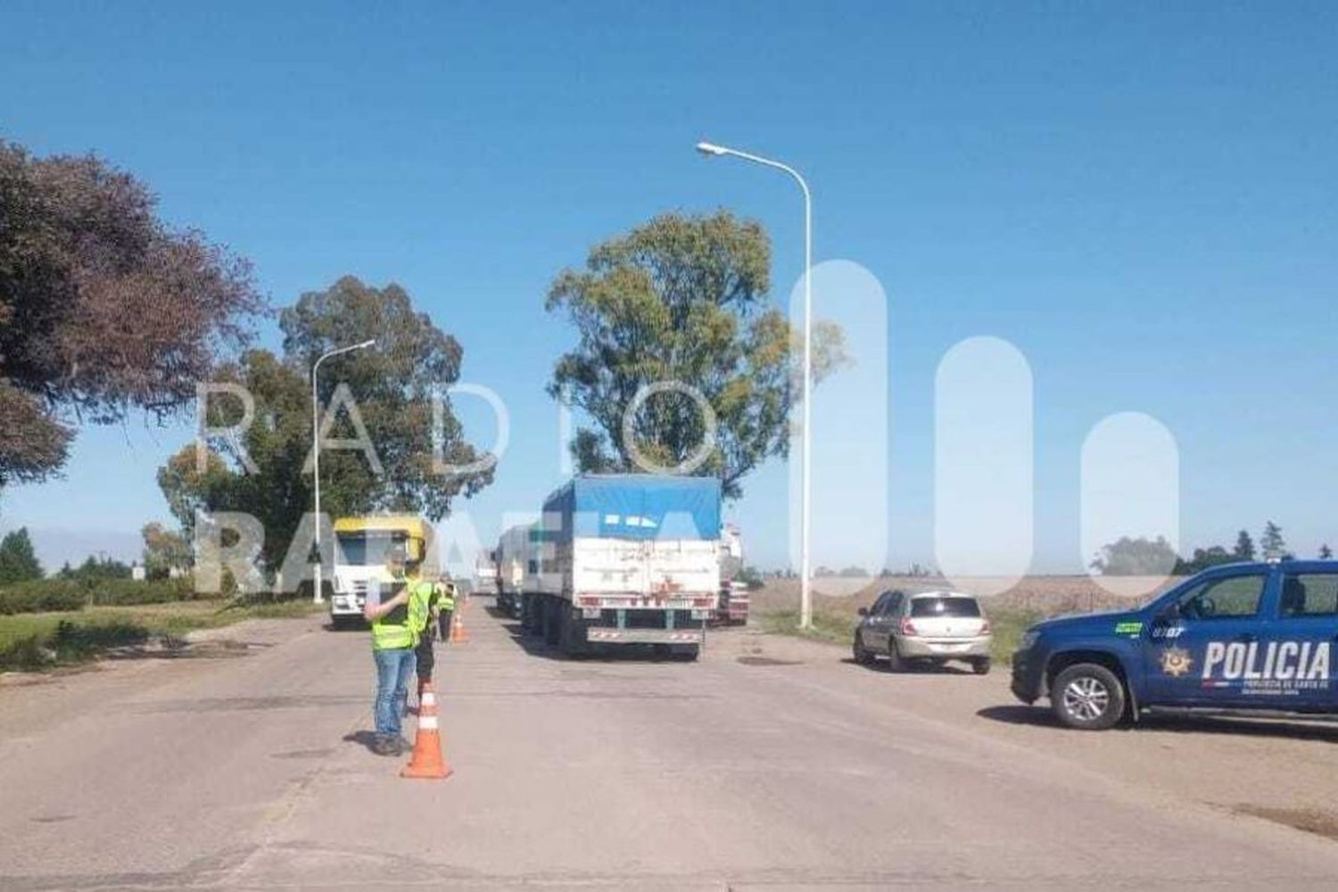 El operativo de control vehicular