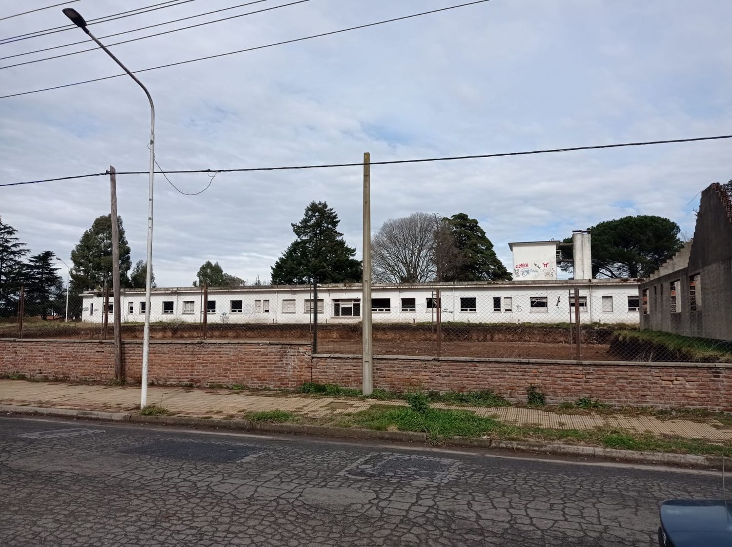 El predio ubicado en Villa Italia refleja movimientos de suelo.